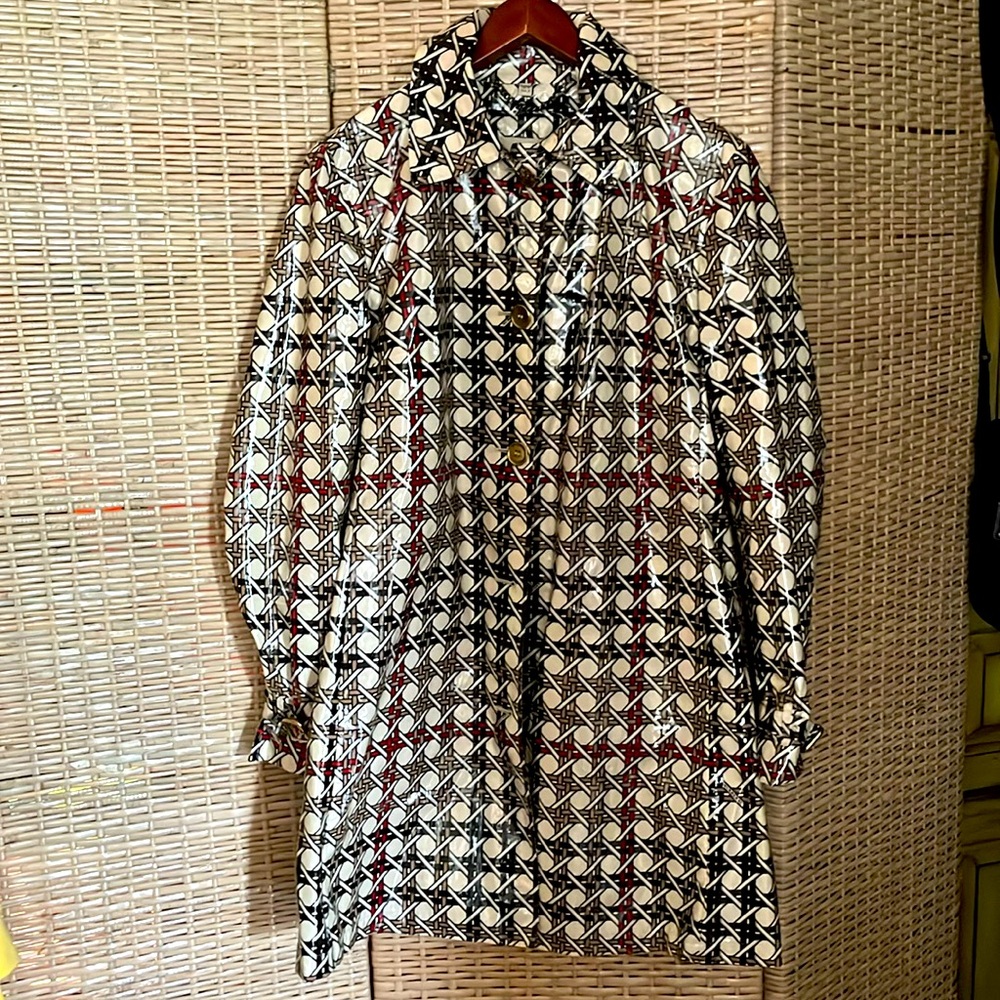 Burberry Vinyl Trench Coat Size UK 16/US 14 Collective Never worn Beige, Vinyl